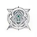 Valknut Symbol tattoo design idea