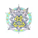 Valknut Symbol tattoo design idea