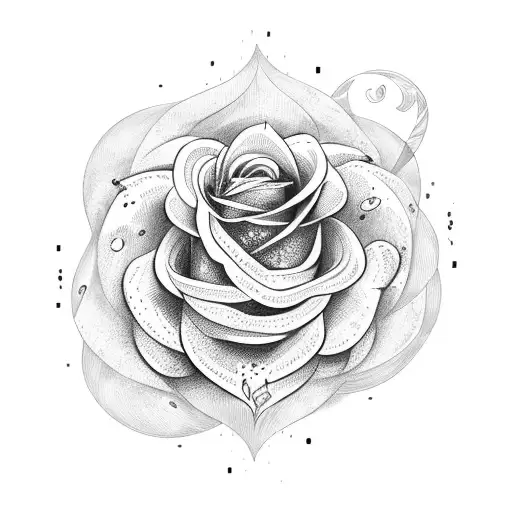 Celtic Rose tattoo design idea