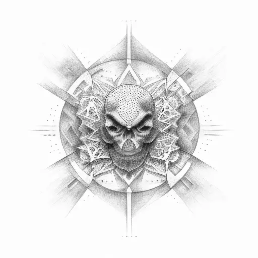 Invisible touch Genesis tattoo design idea