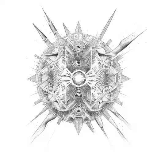Invisible touch tattoo design idea
