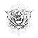 Celtic Rose tattoo design idea