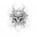 Invisible touch Genesis tattoo design idea