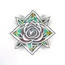 Celtic Rose tattoo design idea