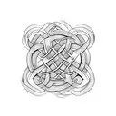 celtic knot with heart tattoo design idea