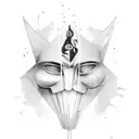 anonymous tattoo design idea