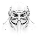 anonymous tattoo design idea