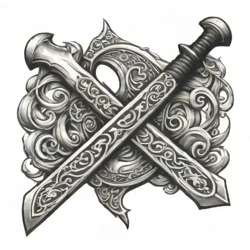 leviathan axe tattoo design idea