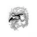 big bird and a speedometer tattoo design idea