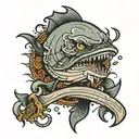 whaler dishonored   tattoo design idea