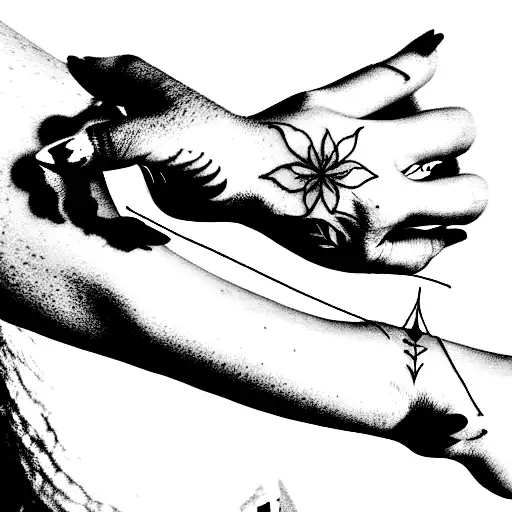 pistols tattoo design idea