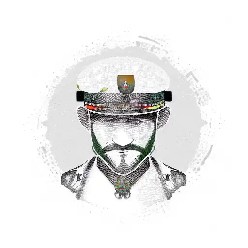 special forces green beret tattoo design idea