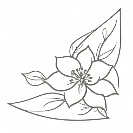Women's tattoo on the collarbones is symmetrically thin. A plant or flower is climbing tattoo design idea