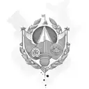 Combine elements from Ukraine and Israel flags to create a unique design tattoo design idea