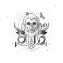 Combine elements from Ukraine and Israel flags to create a unique design tattoo design idea