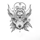 Create a dotwork tattoo inspired by your love for steampunk tattoo design idea