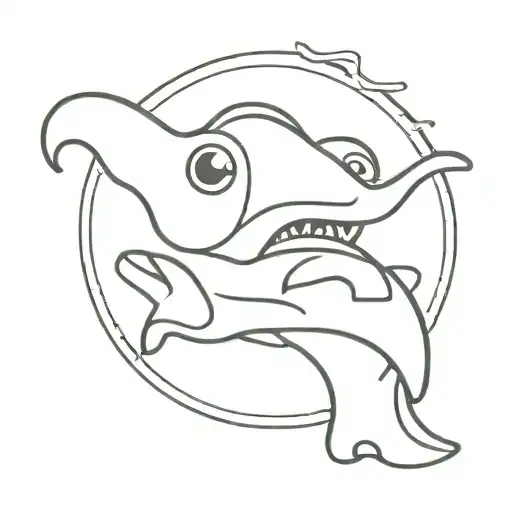 fighting ravioli tattoo design idea