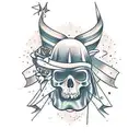 mały czarny tatuaż na żebrach tattoo design idea