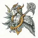 hermes  tattoo design idea