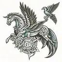 hermes  tattoo design idea