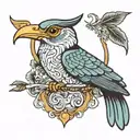 hermes  tattoo design idea