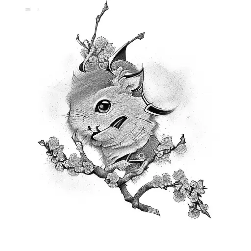 Cherry Blossom tattoo design idea