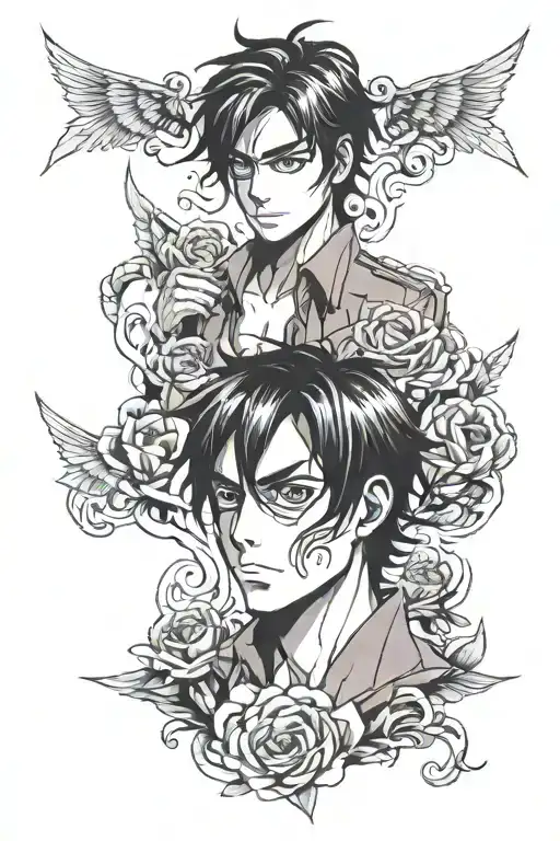 eren Yeager tattoo design idea