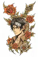eren Yeager eyes tattoo design idea