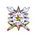 serotonin chemical compound tattoo design idea