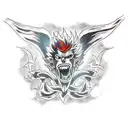 Black Clover tattoo: Demon's menace, Asta's determination, inked to embody the struggle and strength within this magical tattoo design idea