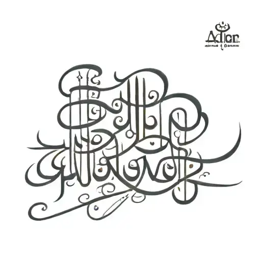 Elian Script tattoo design idea