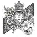 panic at the disco pretty odd tattoo design idea