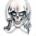 Grim Reaper tattoo design idea