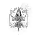  aarti tattoo design idea