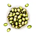 Pistachio tattoo design idea