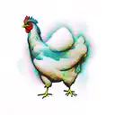 Chicken Nugget  tattoo design idea