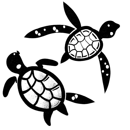 Turtle  tattoo design idea