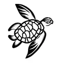 Turtle  tattoo design idea