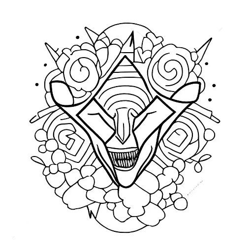 depression survivor with existing anxiety and hurt tattoo design idea