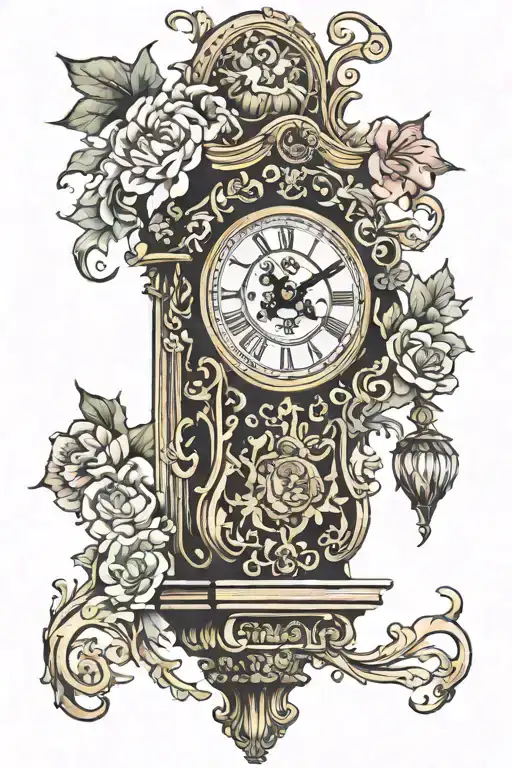"Vienna" clock "31-01-24 tattoo design idea
