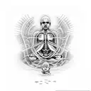 Nirvana in utero tattoo design idea