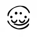 smiley face minimal with text 'B Positive' tattoo design idea