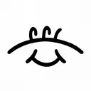 smiley face minimal with text 'B Positive' tattoo design idea