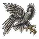 polish eagle tattoo design idea