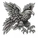 polish eagle tattoo design idea