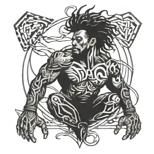 freedom, agility, emotionality, rage, strength tattoo design idea