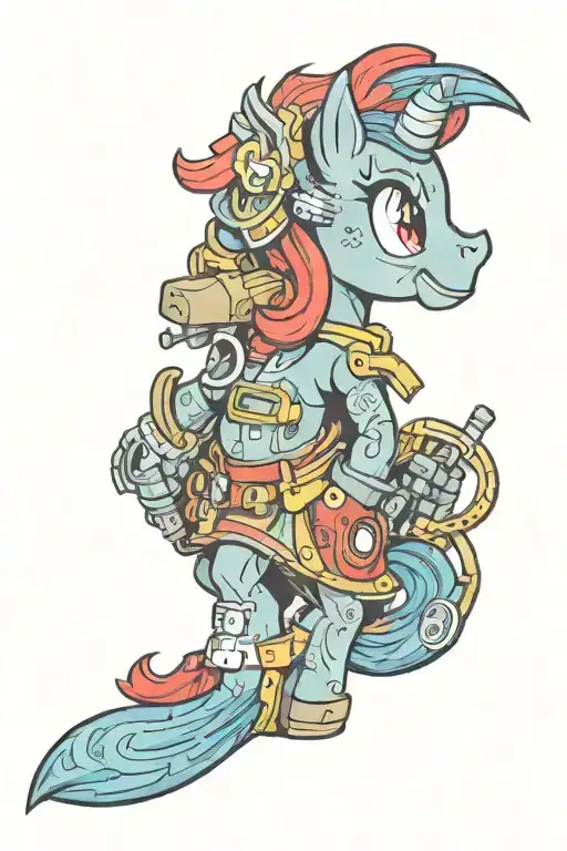 my little pony fallout tattoo design idea