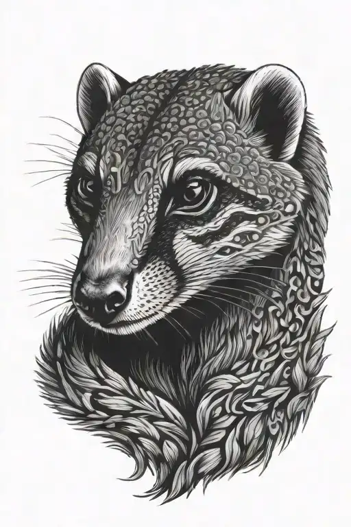 mongoose tattoo design idea