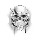 trust no one tattoo design idea