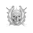 trust no one tattoo design idea